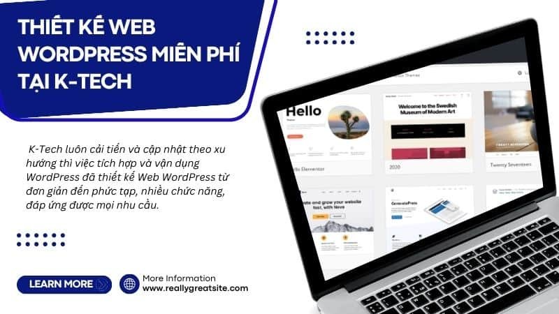 Dịch vụ thiết kế web wordpress tại K-Tech