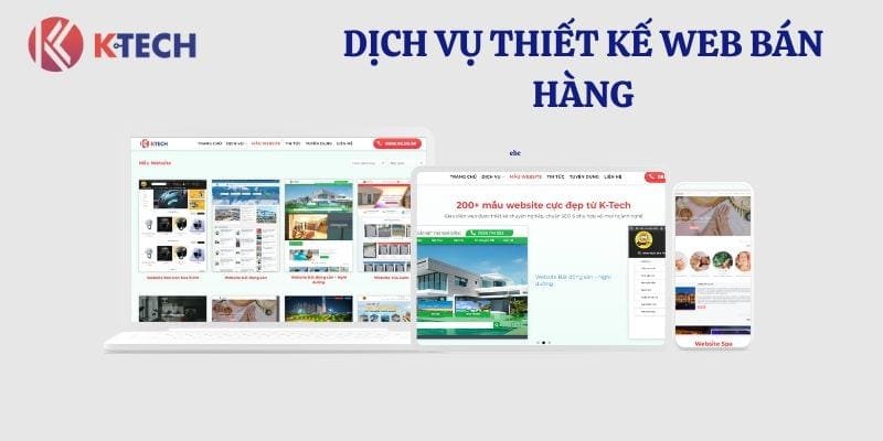 K-Tech - Dịch vụ thiết kế Web bán hàng