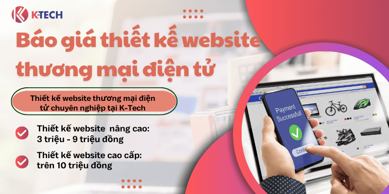 Báo giá thiết kế website thương mại điện tử