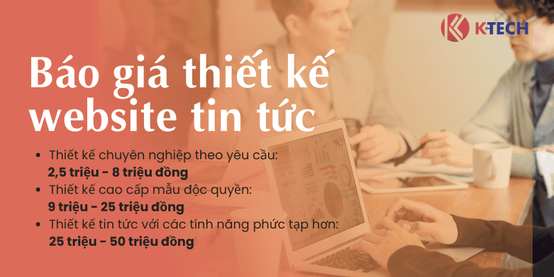 Báo giá thiết kế website tin tức