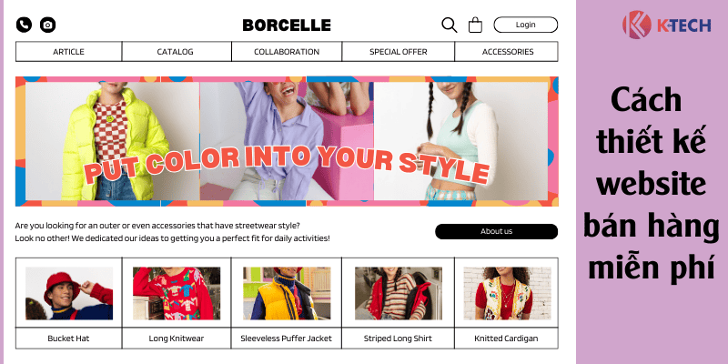 Cách thiết kế website bán hàng miễn phí