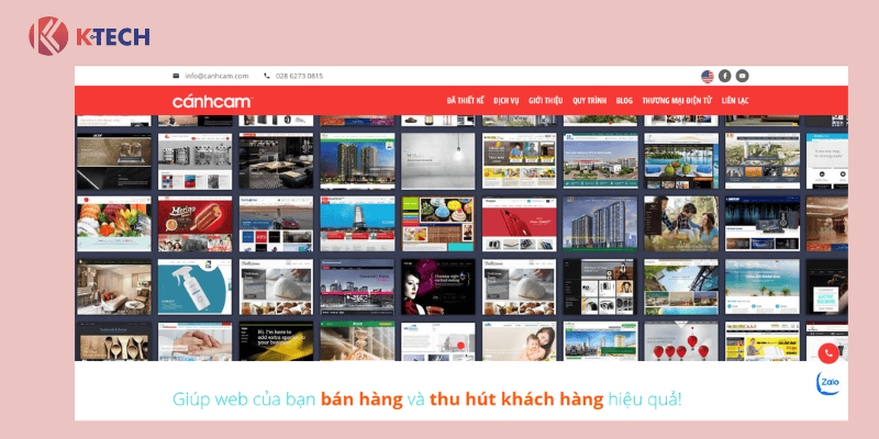 Công ty thiết kế website chuẩn SEO - Cánh Cam