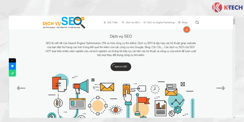 Dịch vụ thiết kế website tại SEO HOT