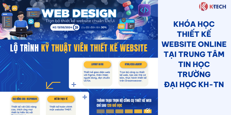 Khóa học thiết kế website online
