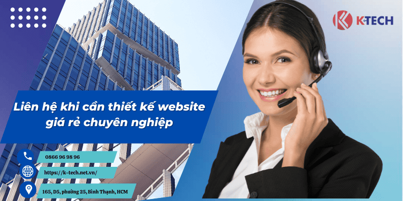 Liên hệ khi cần thiết kế website chuẩn SEO, giá rẻ và chất lượng