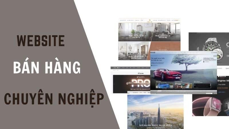 Thiết kế web bán hàng chuyên nghiệp