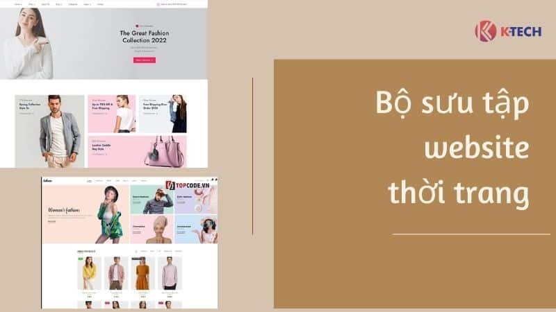 Bộ sưu tập website thời trang