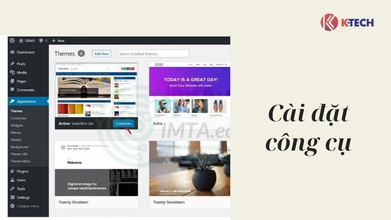 Cài đặt công cụ