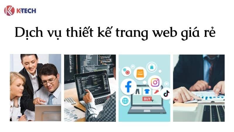 Dịch vụ thiết kế trang web giá rẻ tại K-Tech