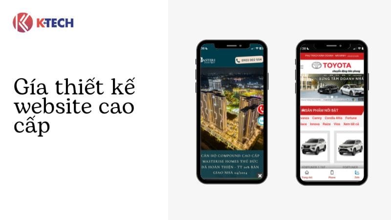 Giá thiết kế website cao cấp