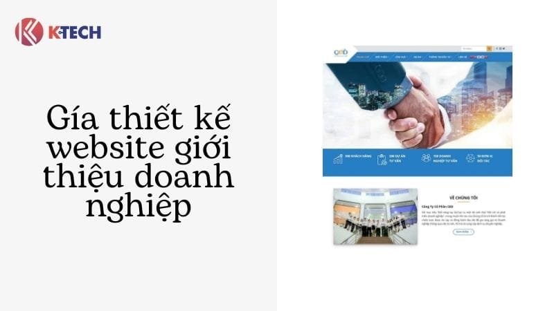 Giá thiết kế website giới thiệu doanh nghiệp
