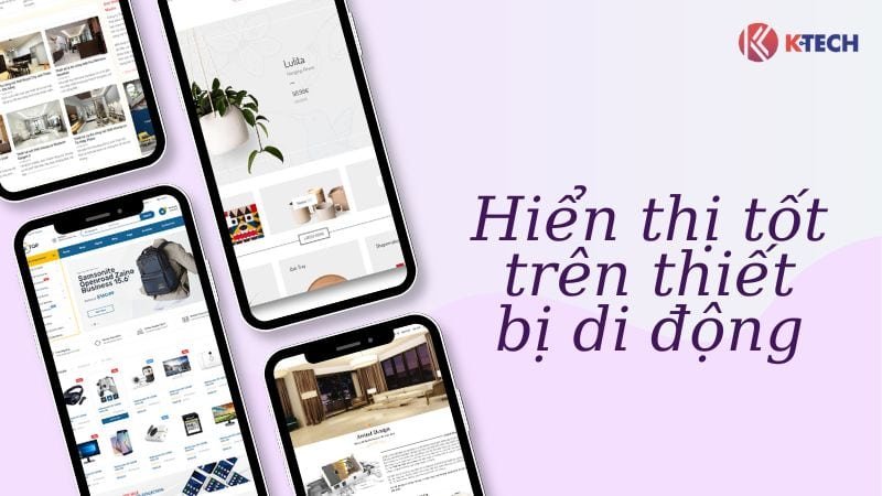 Hiển thị tốt trên thiết bị di động