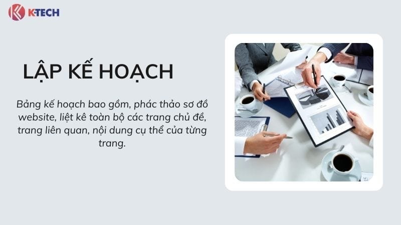 Các bước thiết kế website - Bước Lập Kế Hoạch
