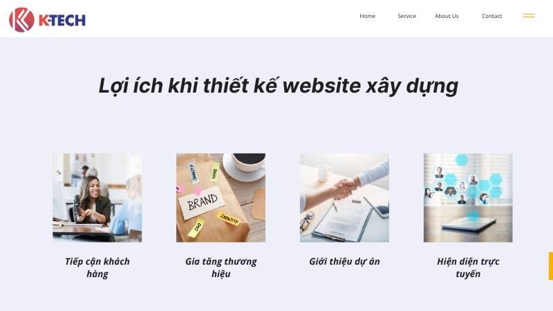 Lợi ích khi thiết kế website xây dựng