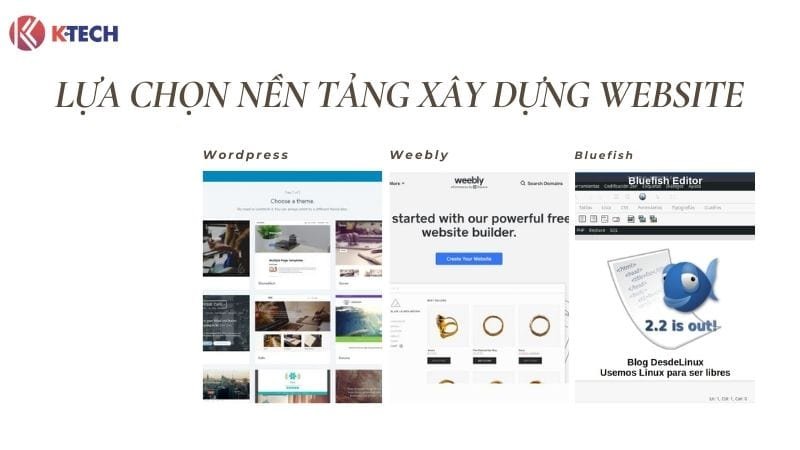 Lựa chọn nền tảng xây dựng website