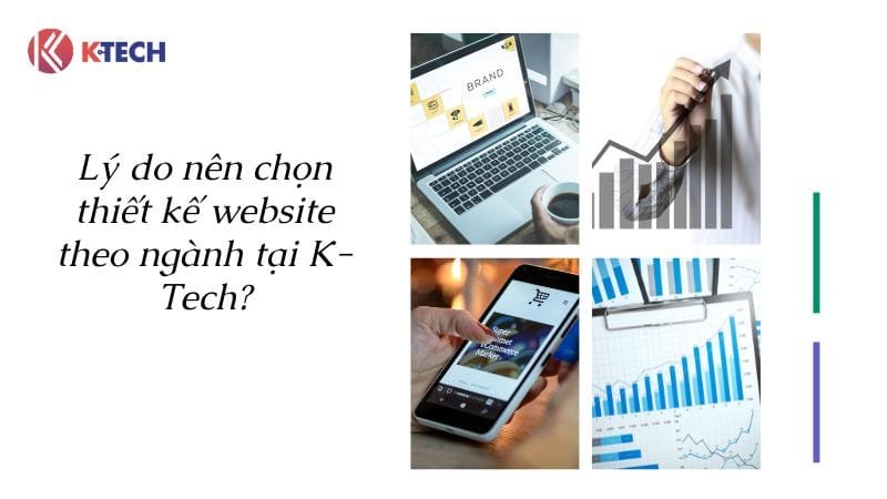 Lý do nên thiết kế website theo các ngành hàng