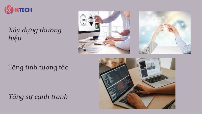 Những ưu điểm khi thiết kế website tại K-Tech