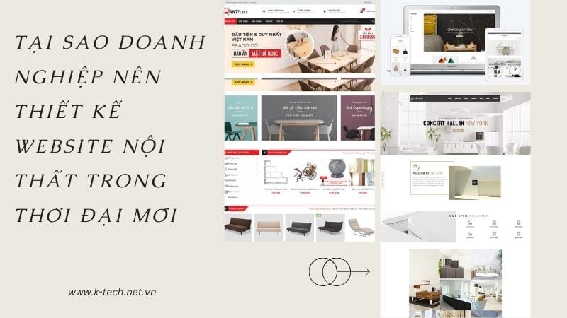 Tại sao các doanh nghiệp nên thiết kế website nội thất trong thời đại mới