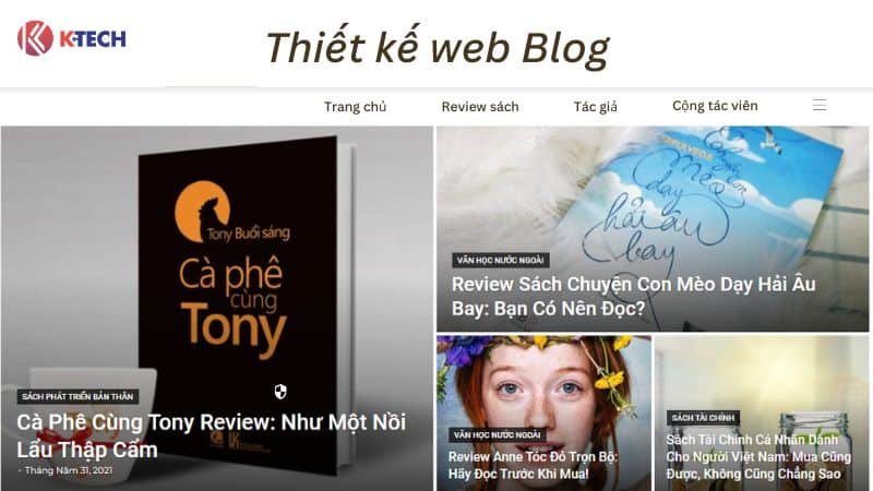 Hướng dẫn thiết kế web blog miễn phí