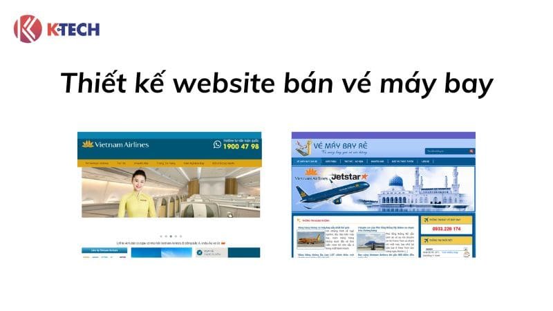 Thiết kế website bán vé máy bay