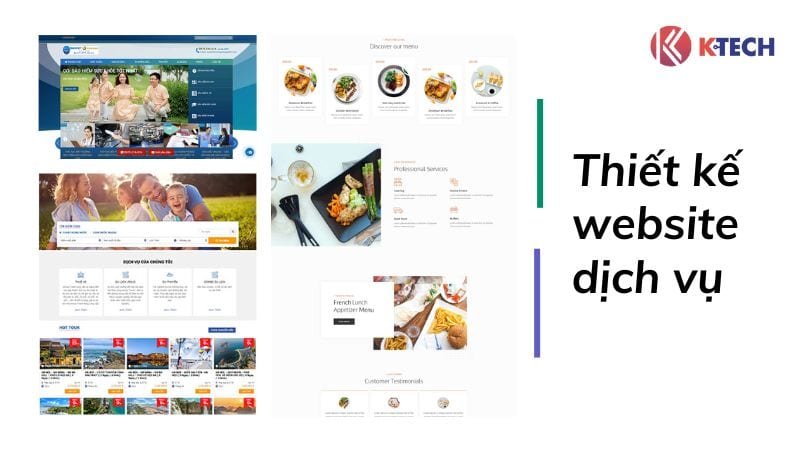 Thiết kế website dịch vụ
