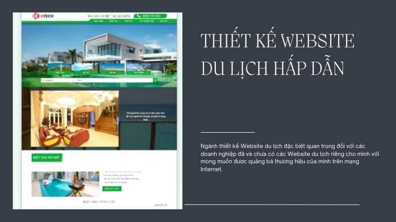 Thiết kế website du lịch hấp dẫn