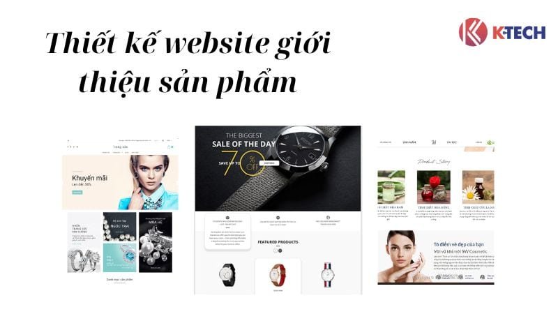 Thiết kế website giới thiệu sản phẩm