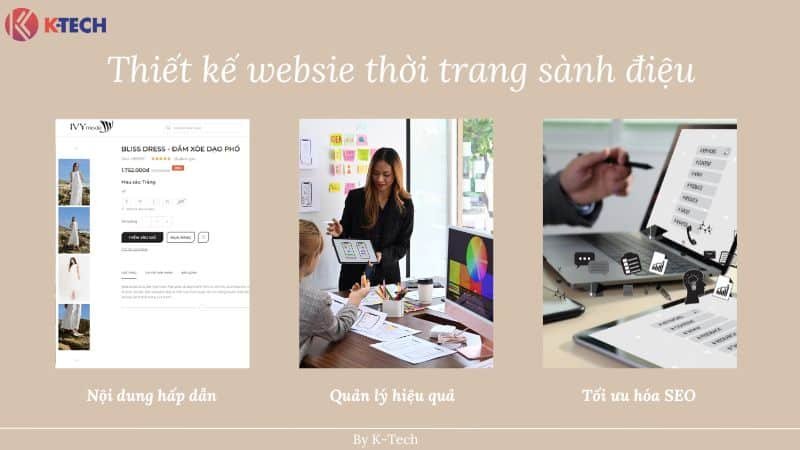 Thiết kế website thời trang sành điệu