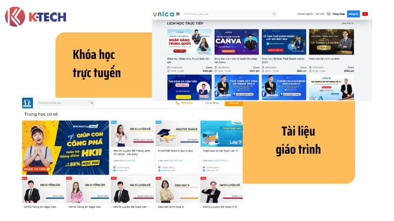 Tính năng nổi bật khi thiết kế website học trực tuyến