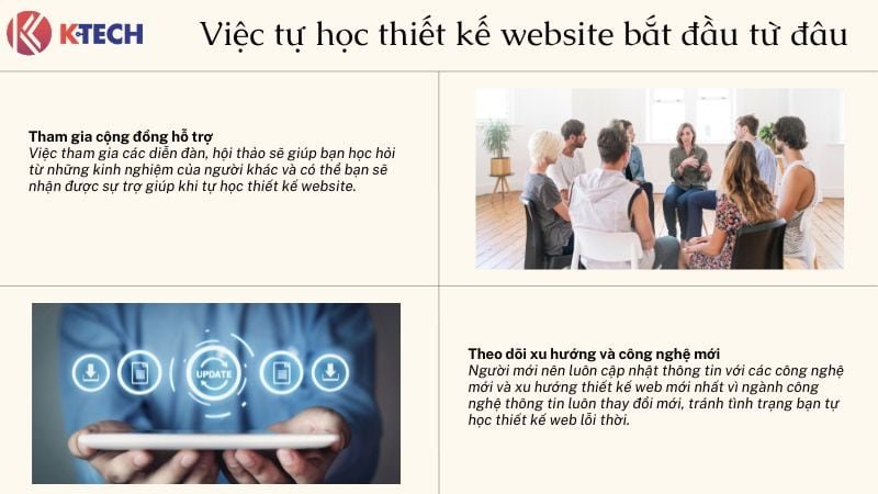 Việc tự học thiết kế website bắt đầu từ đâu