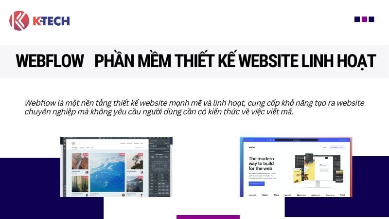Webflow - Phần mềm thiết kế website linh hoạt