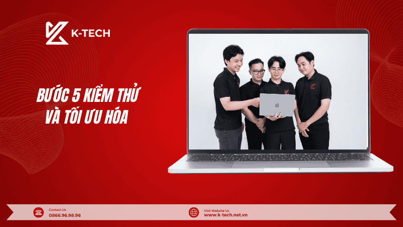 Bước 5 Kiểm thử và tối ưu hóa trong quy trình thiết kế website