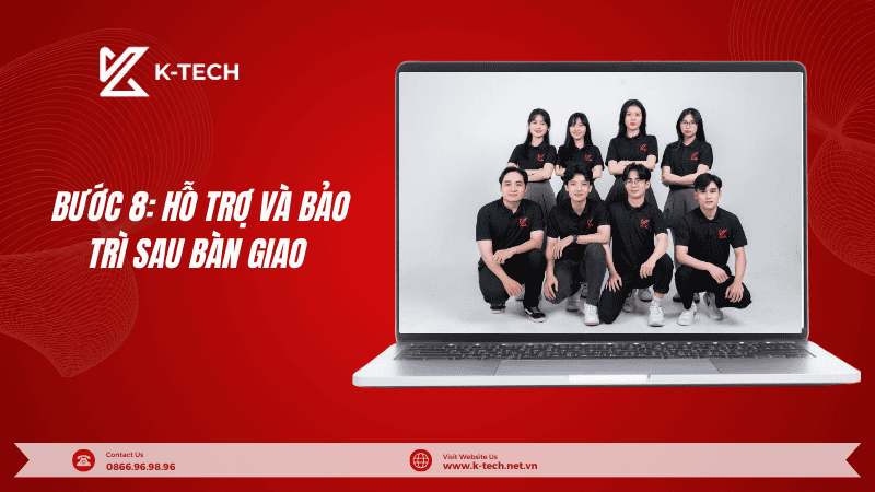Bước 7 Hỗ trợ và bảo trì sau bàn giao trong quy trình thiết kế website