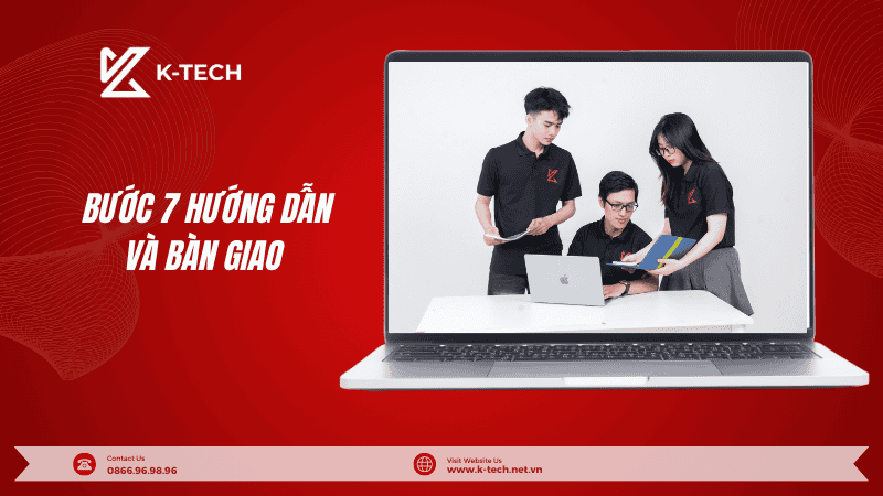 Bước 8 Hướng dẫn và bàn giao trong quy trình thiết kế website