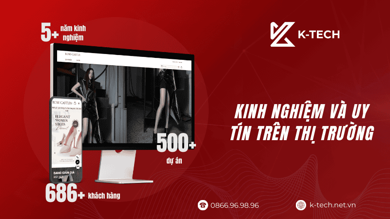 K-TECH cung cấp dịch vụ thiết kế web chuyên nghiệp uy tín và chuyên nghiệp trên thị trường