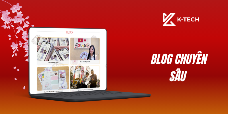 Tính năng Blog chuyên sâu trong website truyền thông KOLLAB V-J