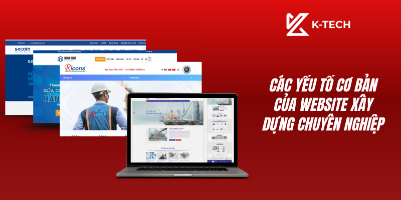 Các yếu tố cơ bản của website xây dựng