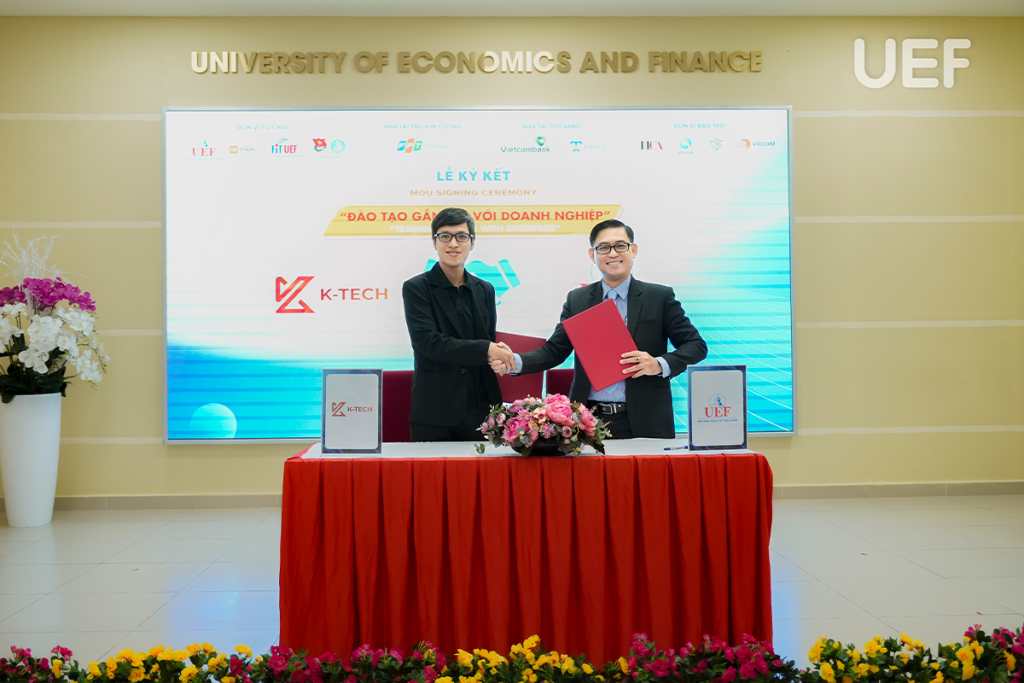 K-TECH & Trường Đại Học Kinh Tế Tài Chính (UEF) Ký Kết MOU Tại Sự Kiện FIT Career Day 2025
