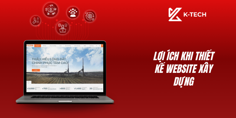 Lợi ích khi thiết kế website xây dựng cho doanh nghiệp