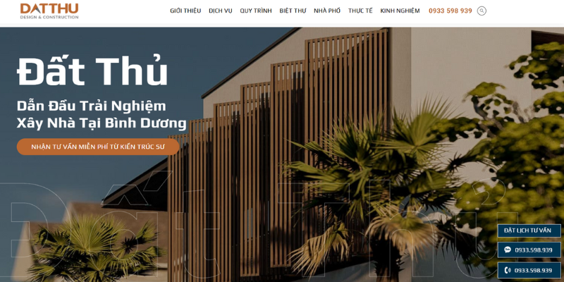 Mẫu thiết kế website xây dựng - Website sửa chữa cải tạo công trình