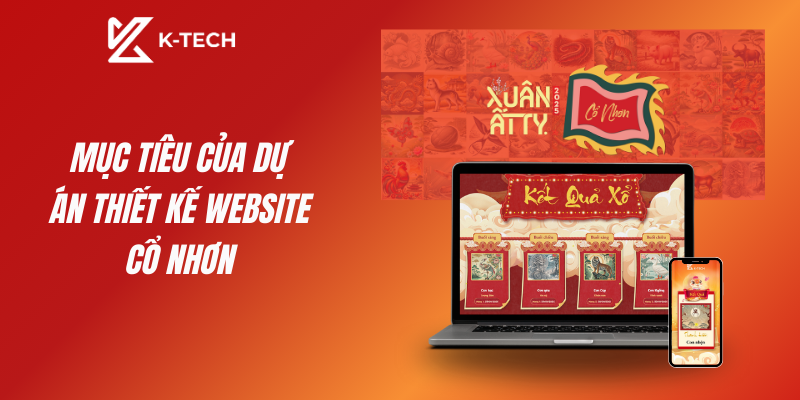 Mục tiêu của dự án thiết kế website Cổ Nhơn