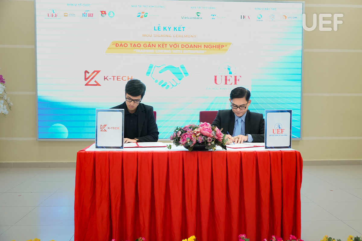 Sự hợp tác chiến lược giữa K-TECH & UEF ký kết MOU