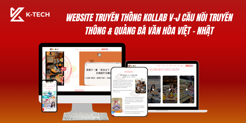 Website Truyền Thông KOLLAB V-J Cầu Nối Truyền Thông & Quảng Bá Văn Hóa Việt - Nhật