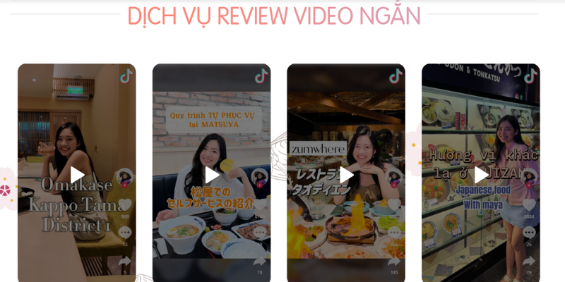 Mẫu thiết kế website ẩm thực - review ẩm thực Kollab V-J