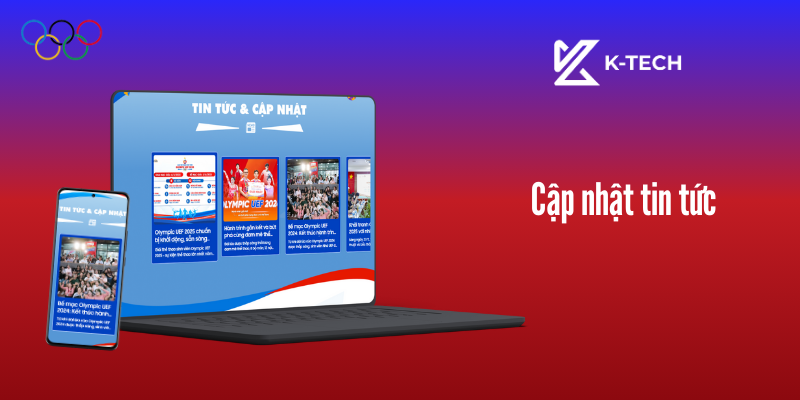 Tính năng nổi bật của website olympic UEF 2025 - Tin tức