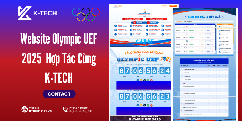 Website Olympic UEF 2025