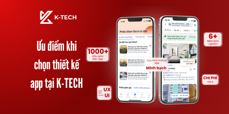 Ưu điểm khi chọn quy trình thiết kế app tại K-TECH