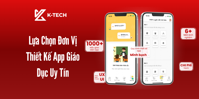 Lựa chọn đơn vị thiết kế app giáo dục uy tín