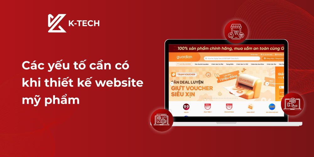 Các yếu tố quan trọng khi thiết kế website mỹ phẩm chuyên nghiệp